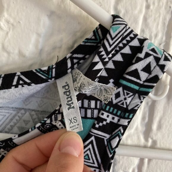 Mudd Sleeveless Tribal Print Dress Size XS - Picture 5 of 6